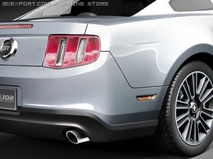Mustang GT 2010 3D Model