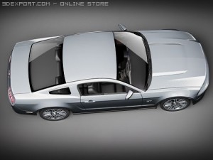 Mustang GT 2010 Modelo 3D