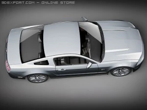 Mustang GT 2010 3D Model