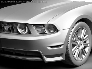 Mustang GT 2010 Modelo 3D