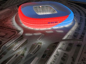Allianz Arena at Day and Night 3D Model