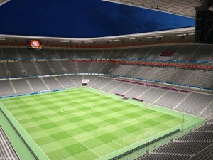 Allianz Arena giorno e notte Modello 3D
