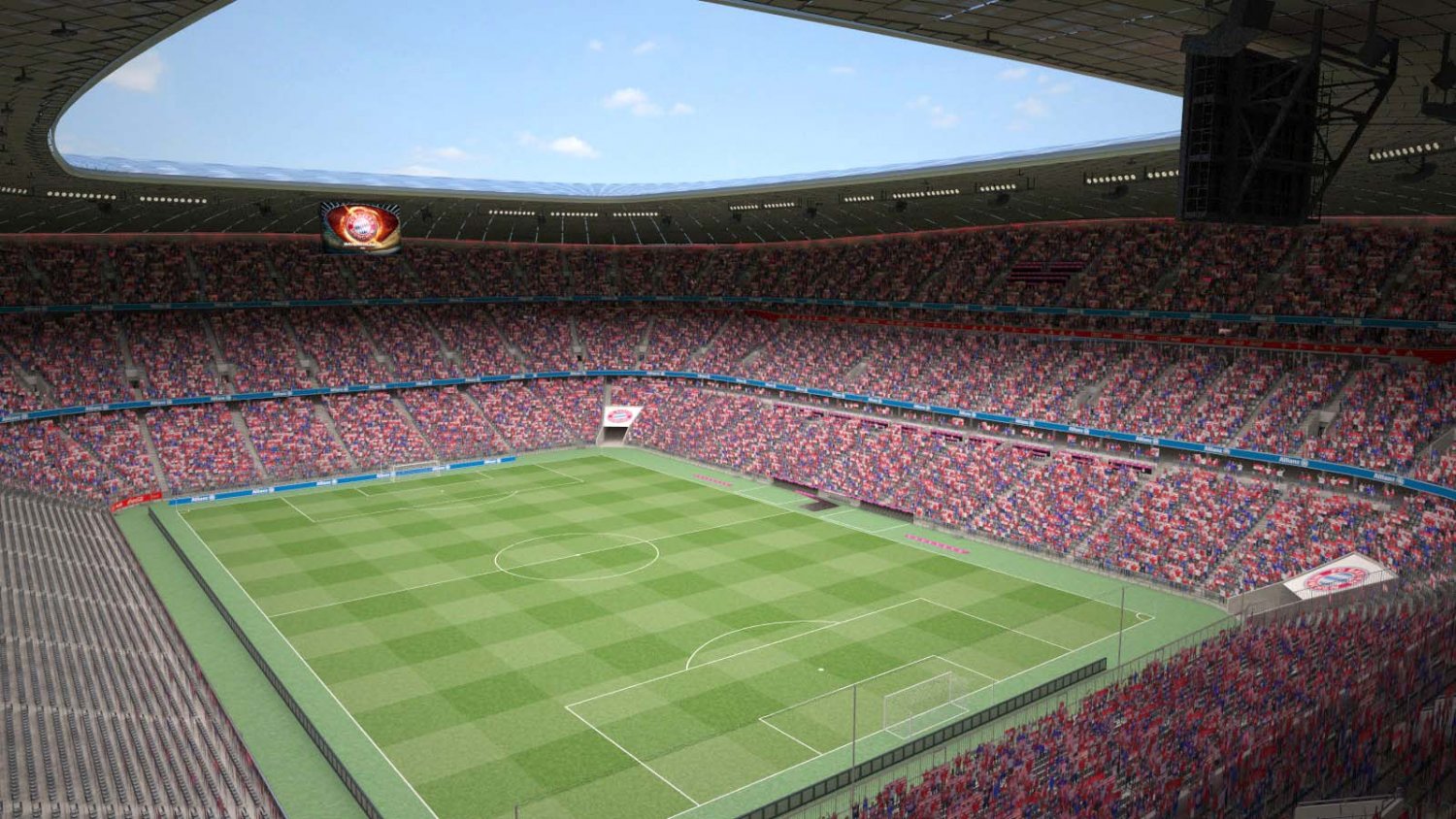 Allianz Arena at Day and Night 3D Model in Landmarks 3DExport