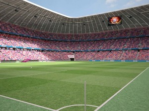 Allianz Arena at Day and Night 3D Model