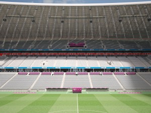 Allianz Arena at Day and Night 3D Model