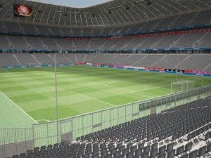 Allianz Arena giorno e notte Modello 3D