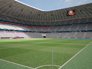 Allianz Arena at Day and Night 3D Model