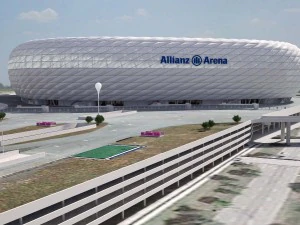 Allianz Arena giorno e notte Modello 3D