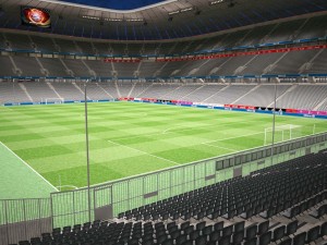 Allianz Arena at Day and Night 3D Model