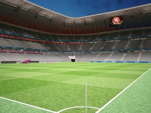 Allianz Arena giorno e notte Modello 3D