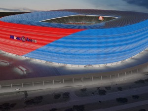 Allianz Arena at Day and Night 3D Model