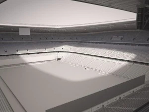 Allianz Arena giorno e notte Modello 3D