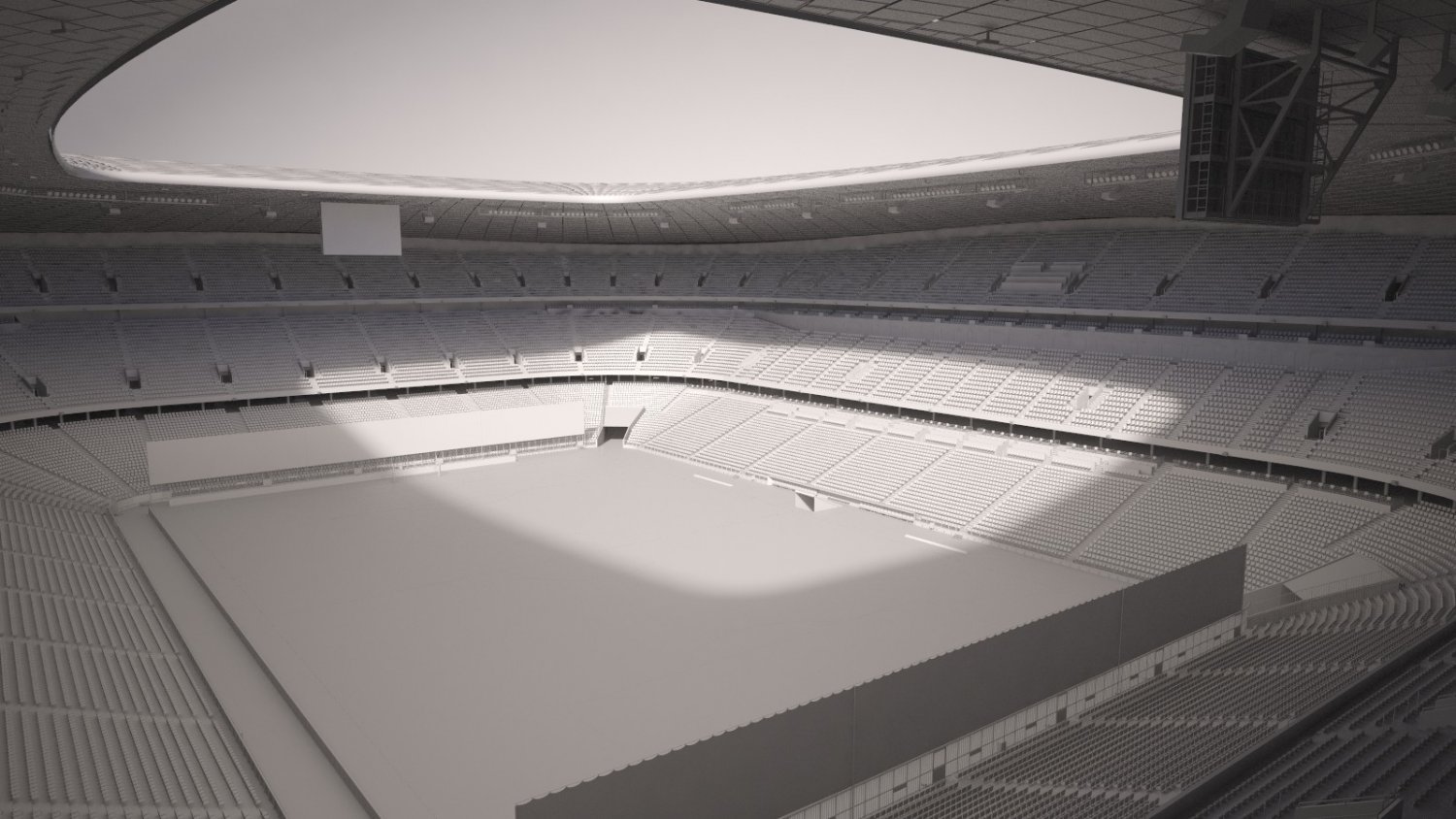 Allianz Arena at Day and Night 3D Model in Landmarks 3DExport