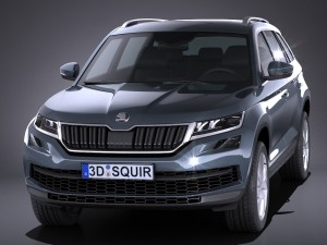 Skoda Kodiaq 2017 3Dモデル