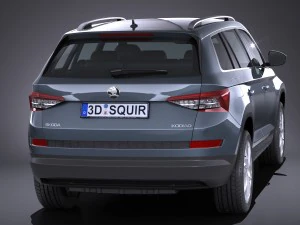 Skoda Kodiaq 2017 3D Model