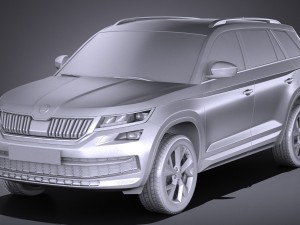 Skoda Kodiaq 2017 3Dモデル