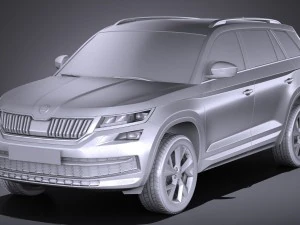 Skoda Kodiaq 2017 3D Model
