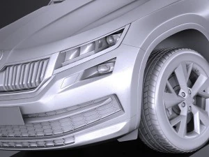 Skoda Kodiaq 2017 3D Model