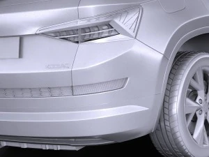 Skoda Kodiaq 2017 3D Model