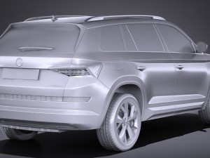 Skoda Kodiaq 2017 3Dモデル