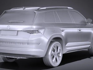 Skoda Kodiaq 2017 3D Model