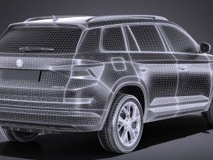 Skoda Kodiaq 2017 3Dモデル
