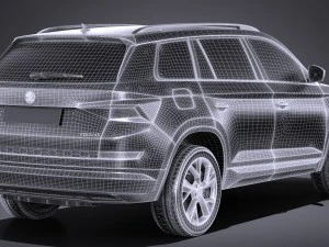 Skoda Kodiaq 2017 3D Model