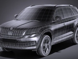 Skoda Kodiaq 2017 3D Model
