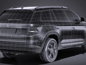 Skoda Kodiaq 2017 3D Model