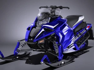 Yamaha Sidewinder R-TX LE Snowmobile 3D Model