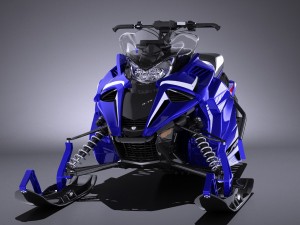 Yamaha Sidewinder R-TX LE Snowmobile 3D Model