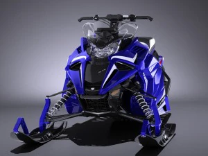 Yamaha Sidewinder R-TX LE Snowmobile 3D Model