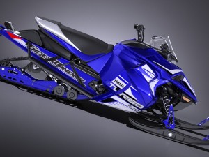 Yamaha Sidewinder R-TX LE Snowmobile 3D Model