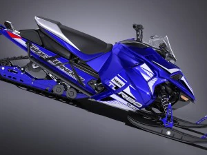 Yamaha Sidewinder R-TX LE Snowmobile 3D Model