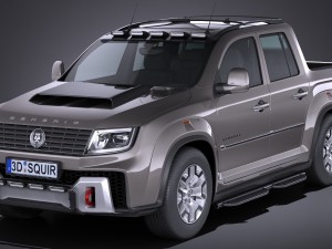 Generic Pickup 2017 Noname 3D Model