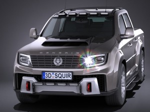 Generic Pickup 2017 Noname 3D Model