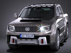 Generic Pickup 2017 Noname 3D Model