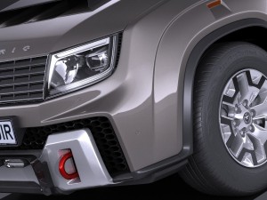 Generic Pickup 2017 Noname 3D Model