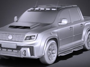 Generic Pickup 2017 Noname 3D Model
