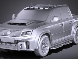 Generic Pickup 2017 Noname 3D Model