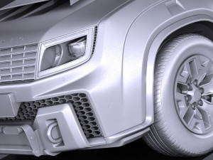 Generic Pickup 2017 Noname 3D Model