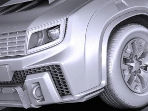 Generic Pickup 2017 Noname 3D Model