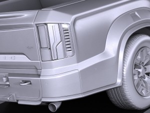 Generic Pickup 2017 Noname 3D Model