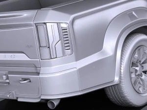 Generic Pickup 2017 Noname 3D Model