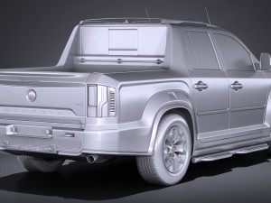 Generic Pickup 2017 Noname 3D Model