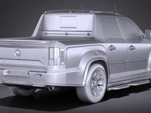 Generic Pickup 2017 Noname 3D Model