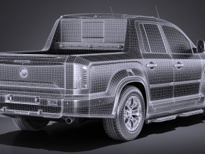 Generic Pickup 2017 Noname 3D Model