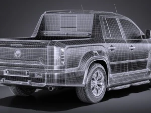 Generic Pickup 2017 Noname 3D Model