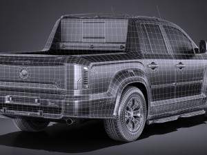 Generic Pickup 2017 Noname 3D Model