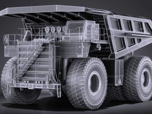 Haul Truck vray 3D Model